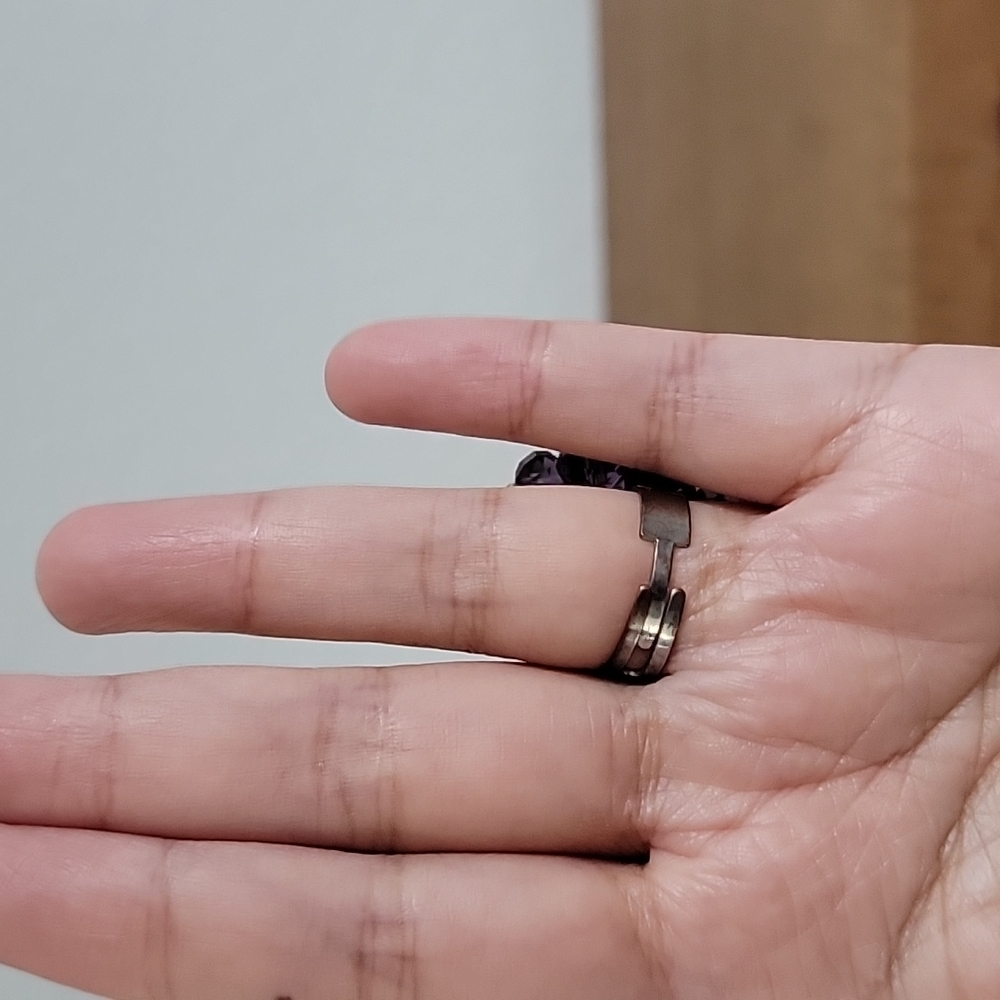 Purple Cluster Ring - image 8